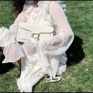 Coach tabby 26 white